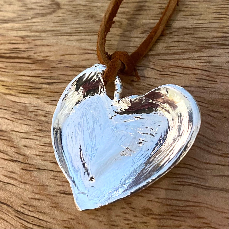 Handmade Silver Heart Pendant