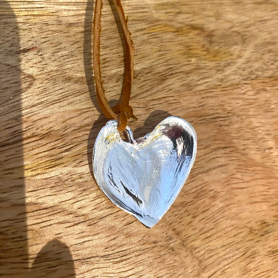 Handmade Silver Heart Pendant