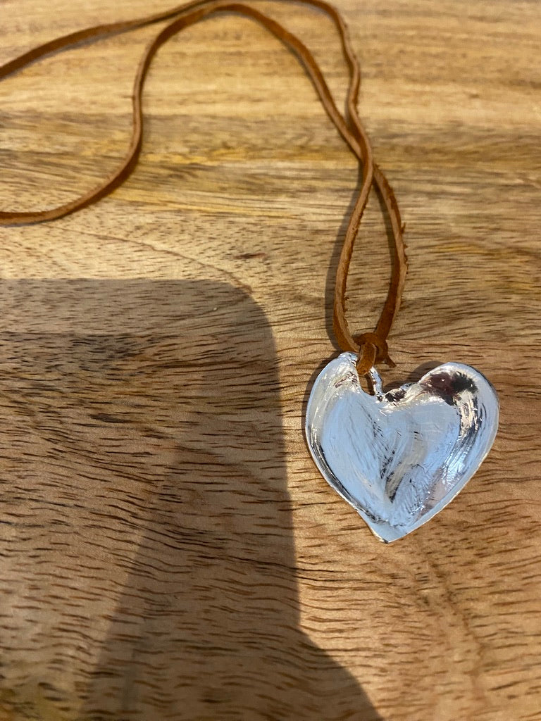 Handmade Silver Heart Pendant